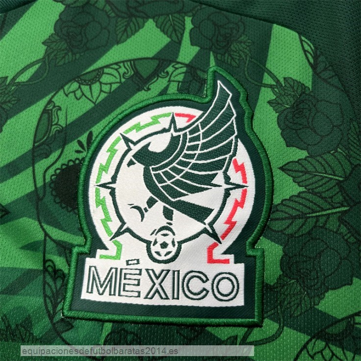 Nuevo Tailandia Especial Camiseta Mexico 2024 Verde Baratas